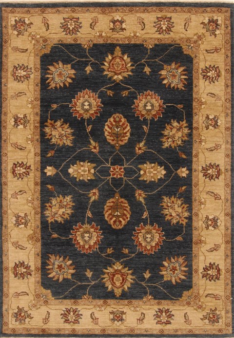 Ziegler Blue Hand Knotted 40 X 59  Area Rug 250-20318 Image 0