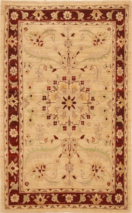 Ziegler Beige Hand Knotted 310 X 63  Area Rug 250-20319 Image 0