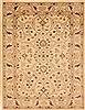 Pishavar Beige Hand Knotted 50 X 67 Area Rug 250-20351 Thumb 0