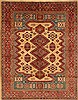Kazak Yellow Hand Knotted 411 X 64  Area Rug 250-20354 Thumb 0