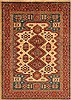 Kazak Yellow Hand Knotted 410 X 611  Area Rug 250-20356 Thumb 0