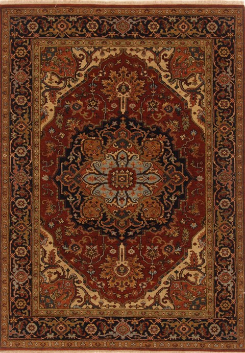 Serapi Brown Hand Knotted 411 X 70 Area Rug 250-20359 Image 0