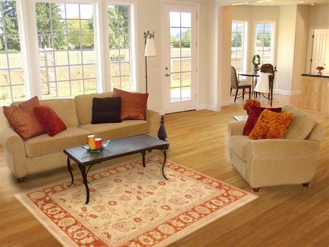 Pishavar Beige Hand Knotted 411 X 69 Area Rug 250-20365 Image 5