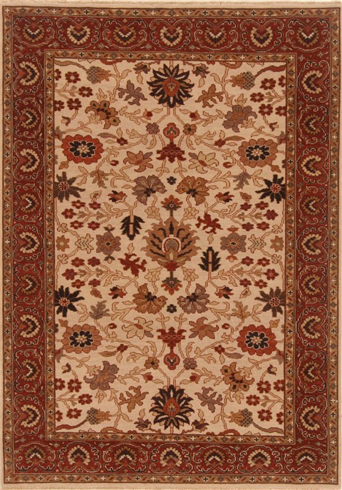 Serapi Beige Hand Knotted 411 X 72 Area Rug 250-20374 Image 0