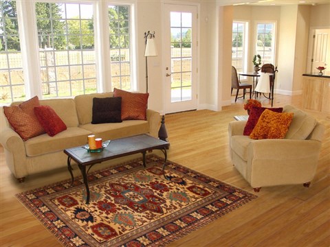 Shirvan Yellow Hand Knotted 50 X 610 Area Rug 250-20375 Image 5