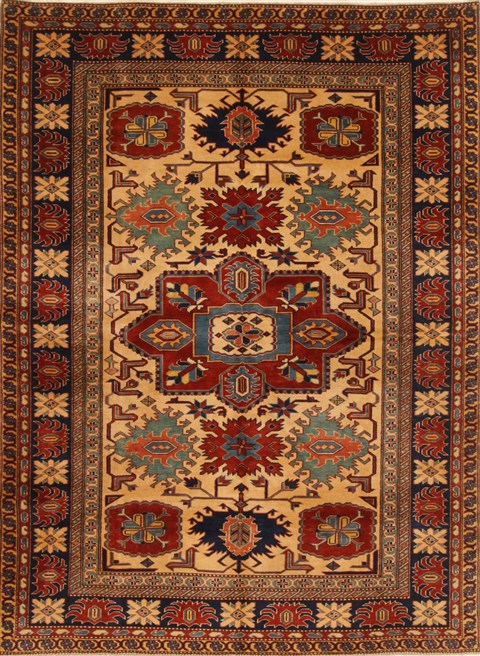 Shirvan Yellow Hand Knotted 50 X 610 Area Rug 250-20375 Image 0