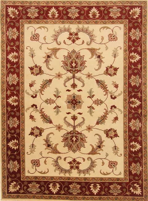 Ziegler Beige Hand Knotted 57 X 79  Area Rug 250-20390 Image 0