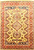 Kazak Yellow Hand Knotted 49 X 70  Area Rug 250-20410 Thumb 0