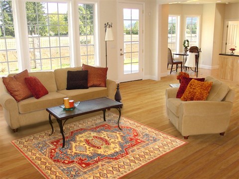 Kazak Red Hand Knotted 411 X 68 Area Rug 250-20423 Image 5