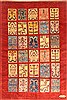 Bakhtiar Red Hand Knotted 49 X 70  Area Rug 250-20436 Thumb 0
