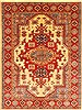 Kazak Yellow Hand Knotted 411 X 67  Area Rug 250-20443 Thumb 0