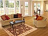 Agra Brown Hand Knotted 50 X 72 Area Rug 250-20444 Thumb 5