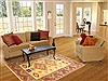 Kazak Yellow Hand Knotted 50 X 69 Area Rug 250-20454 Thumb 5