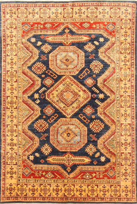 Kazak Yellow Hand Knotted 410 X 72 Area Rug 250-20457 Image 0