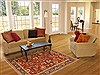 Serapi Orange Hand Knotted 50 X 71 Area Rug 250-20464 Thumb 5
