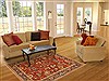 Serapi Orange Hand Knotted 50 X 71  Area Rug 250-20464 Thumb 5