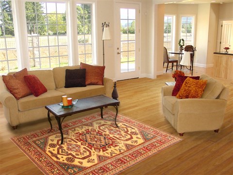 Kazak Yellow Hand Knotted 410 X 67 Area Rug 250-20485 Image 5
