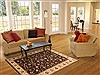Kashan Black Hand Knotted 41 X 62 Area Rug 250-20494 Thumb 5
