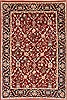 Kashan Red Hand Knotted 40 X 60  Area Rug 250-20498 Thumb 0