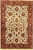Kashan Red Hand Knotted 40 X 60  Area Rug 250-20499 Thumb 0
