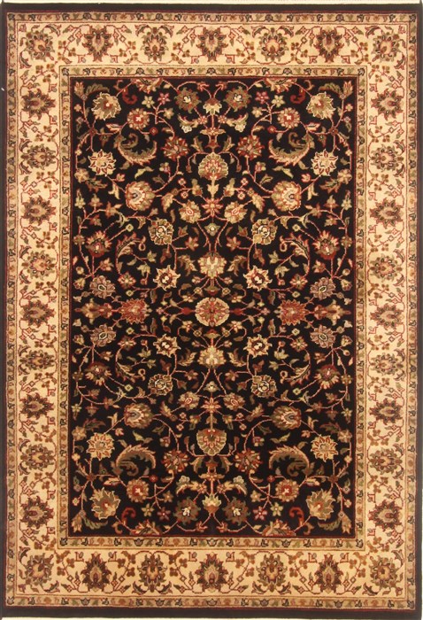 Kashan Beige Hand Knotted 41 X 511 Area Rug 250-20501 Image 0