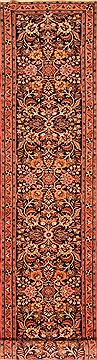 Persian Birjand Blue Runner 13 to 15 ft Wool Carpet 20502