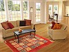 Bakhtiar Red Hand Knotted 310 X 61 Area Rug 250-20514 Thumb 5
