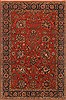 Tabriz Red Hand Knotted 40 X 60  Area Rug 250-20519 Thumb 0