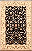 Kashan Black Hand Knotted 40 X 60  Area Rug 250-20523 Thumb 0