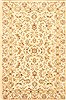Kashan Beige Hand Knotted 39 X 59  Area Rug 250-20525 Thumb 0