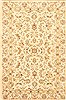 Kashan Beige Hand Knotted 39 X 59  Area Rug 250-20525 Thumb 0