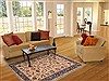 Kashan Beige Hand Knotted 40 X 61 Area Rug 250-20526 Thumb 5