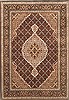 Tabriz Black Hand Knotted 43 X 60 Area Rug 250-20527 Thumb 0