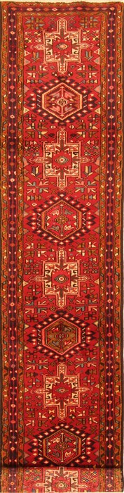 Karajeh Red Runner Hand Knotted 24 X 125  Area Rug 100-20531 Image 0