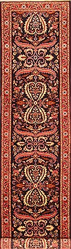 Persian Mehravan Red Runner 10 to 12 ft Wool Carpet 20536