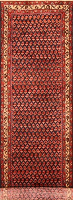 Malayer Red Runner Hand Knotted 36 X 137  Area Rug 100-20550 Image 0