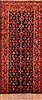 Hamedan Blue Runner Hand Knotted 310 X 145  Area Rug 100-20552 Thumb 0