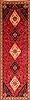 Abadeh Red Runner Hand Knotted 210 X 93  Area Rug 253-20558 Thumb 0