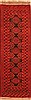 Kunduz Red Runner Hand Knotted 30 X 90  Area Rug 100-20583 Thumb 0