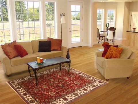 Kashan Red Hand Knotted 41 X 60  Area Rug 250-20596 Image 5