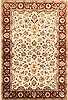 Kashan Beige Hand Knotted 41 X 62  Area Rug 250-20601 Thumb 0