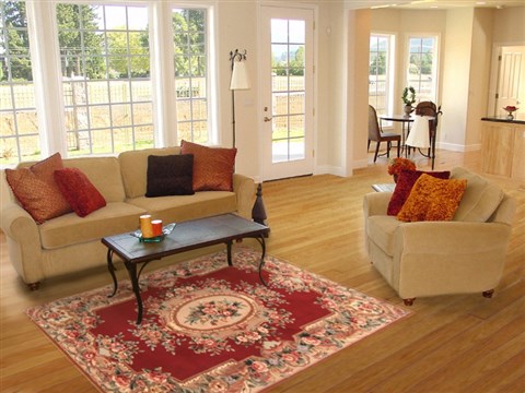 Tabriz Red Hand Knotted 39 X 59 Area Rug 250-20605 Image 5