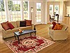 Tabriz Red Hand Knotted 39 X 59 Area Rug 250-20605 Thumb 5