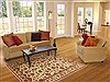 Kashan Beige Hand Knotted 42 X 63 Area Rug 250-20621 Thumb 5