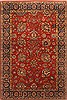 Tabriz Red Hand Knotted 40 X 60  Area Rug 250-20627 Thumb 0