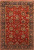 Tabriz Red Hand Knotted 40 X 60 Area Rug 250-20627 Thumb 0