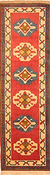 Bokhara Red Runner Hand Knotted 2'11" X 9'10"  Area Rug 100-20628