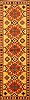 Kazak Yellow Runner Hand Knotted 29 X 90  Area Rug 100-20638 Thumb 0