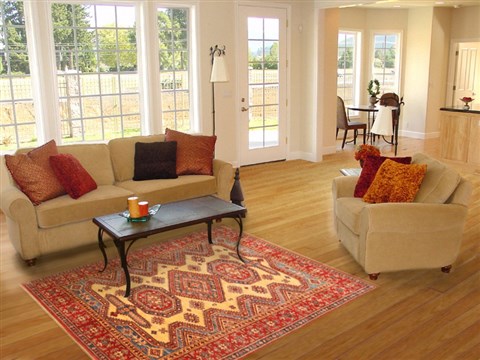 Kazak Yellow Hand Knotted 410 X 68 Area Rug 250-20639 Image 5