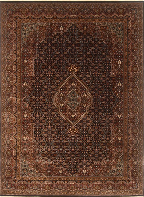 Bidjar Black Hand Knotted 50 X 610 Area Rug 250-20649 Image 0